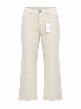 DL1961 Cream Wide-Leg Cords